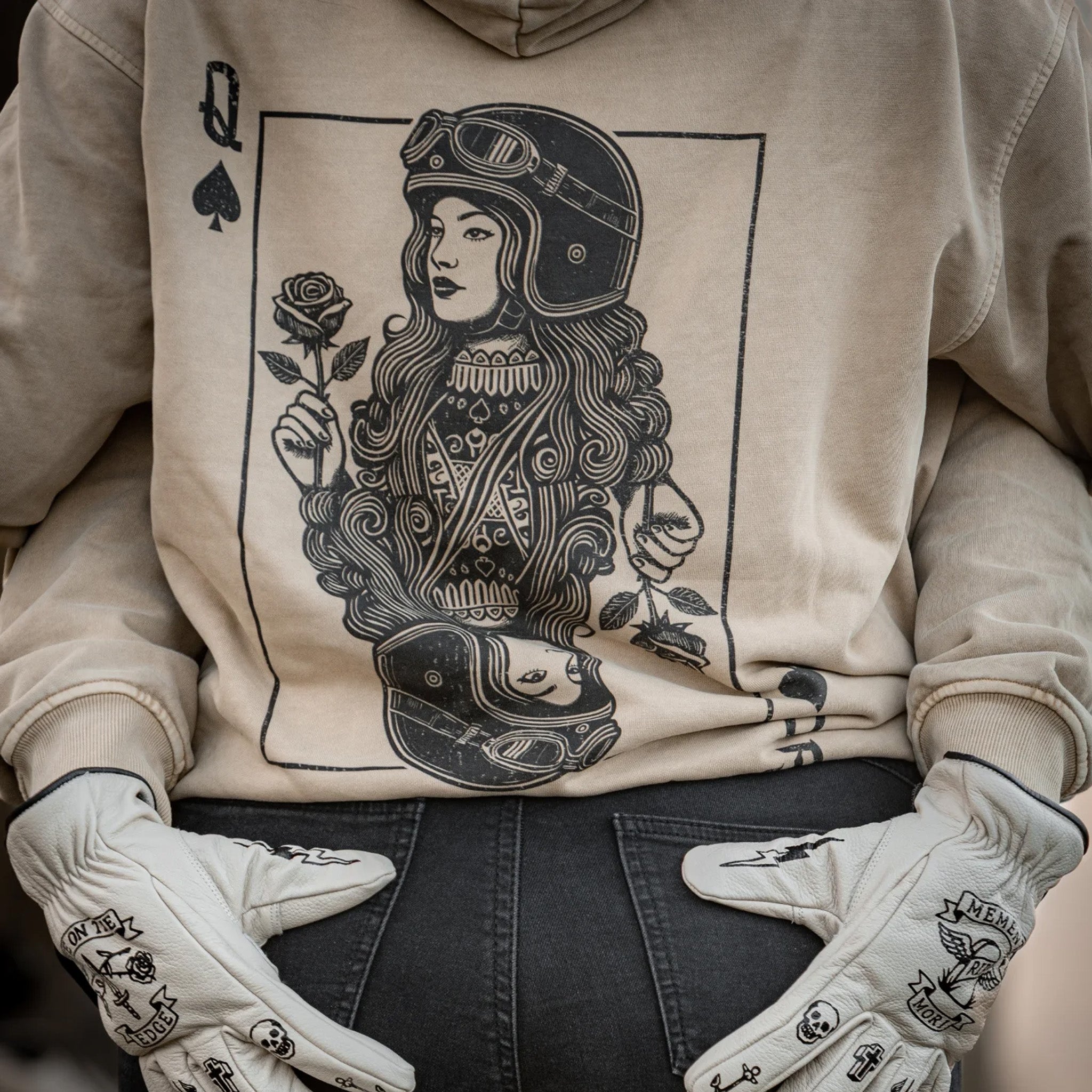 Queen of the Road Hoodie Light